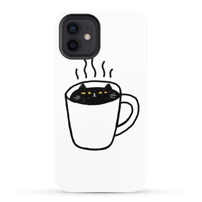 iPhone 12 StrongFit Catpuccino by Afif Quilimo