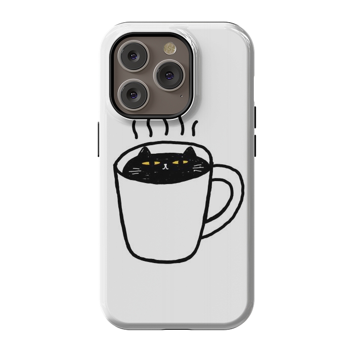 iPhone 14 Pro StrongFit Catpuccino by Afif Quilimo