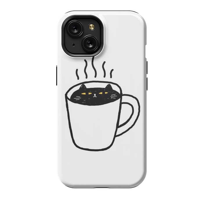 iPhone 15 StrongFit Catpuccino by Afif Quilimo