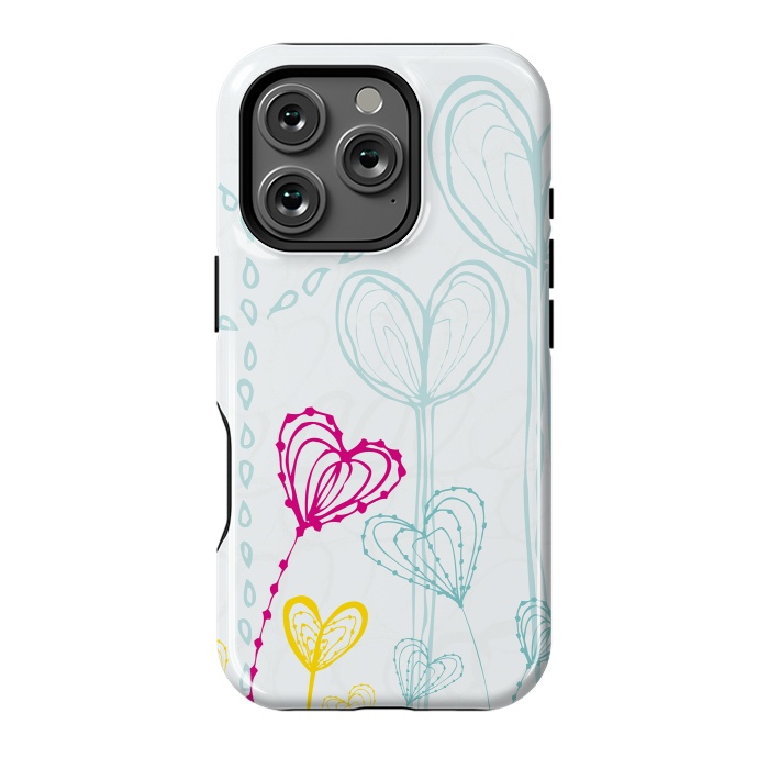 iPhone 16 Pro StrongFit Love Garden  White by MaJoBV