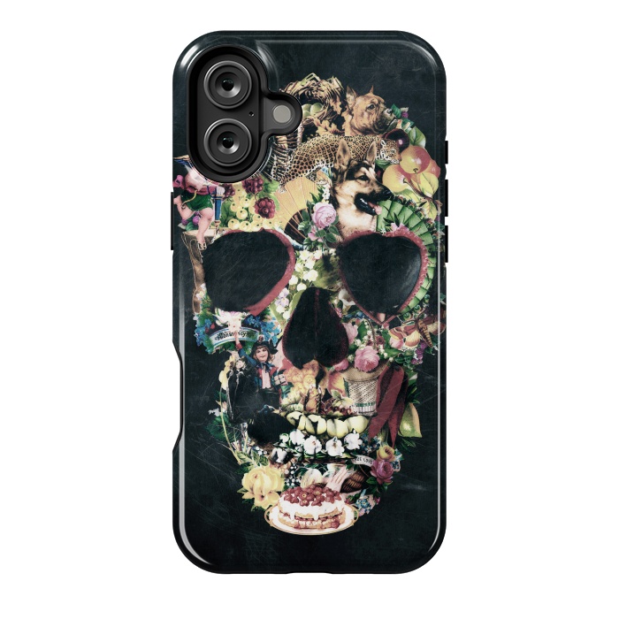 iPhone 16 Plus StrongFit Vintage Skull by Ali Gulec