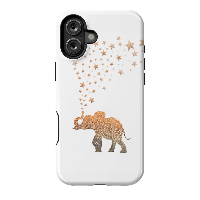 iPhone 16 Plus StrongFit Gatsby Elephant Chain by Monika Strigel