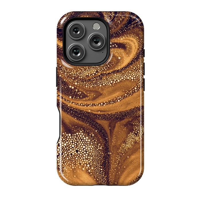 iPhone 16 Pro StrongFit Molten Core by Eleaxart