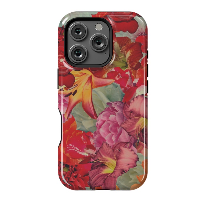 iPhone 16 Pro StrongFit Vintage Flowers by Eleaxart