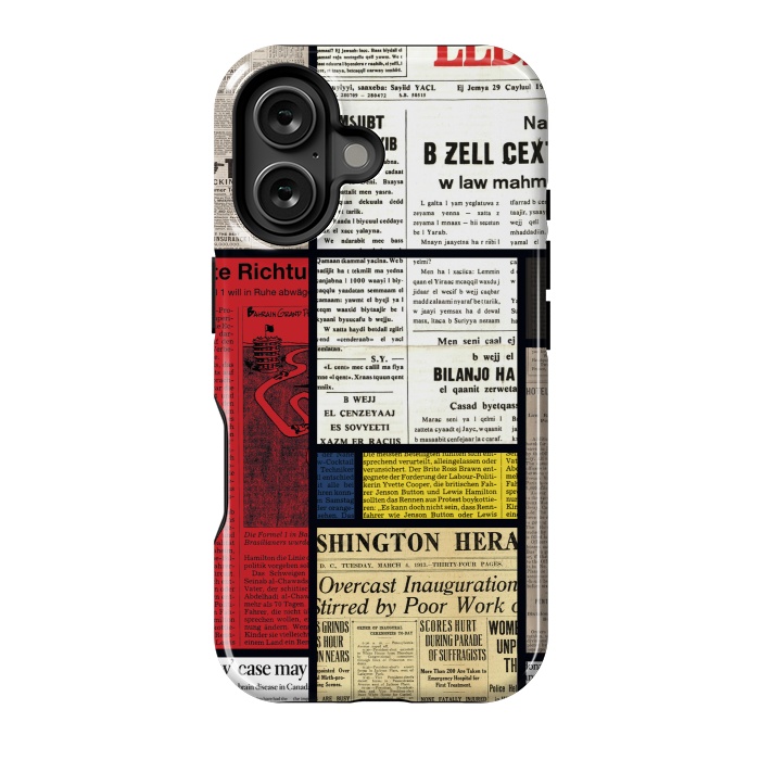 iPhone 16 StrongFit Mondrian News by Sebastian Parra