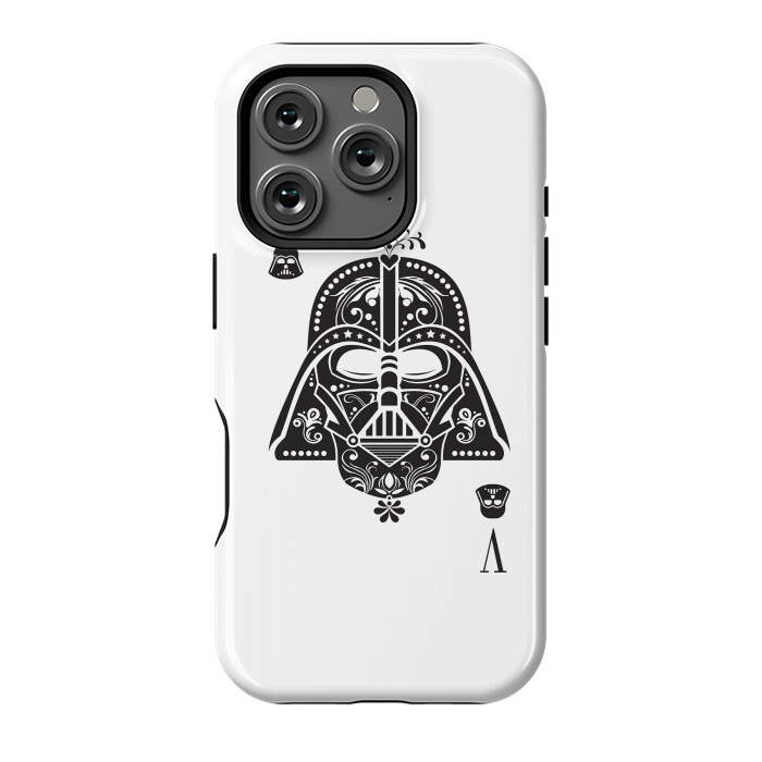 iPhone 16 Pro StrongFit Darth Card by Sitchko