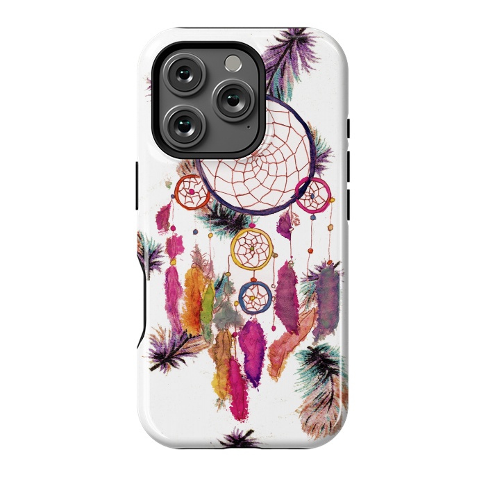 iPhone 16 Pro StrongFit Dreamcatcher and Feather Pattern by Girly Trend