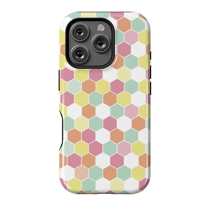 iPhone 16 Pro StrongFit Geo Hex by Alice Perry Designs