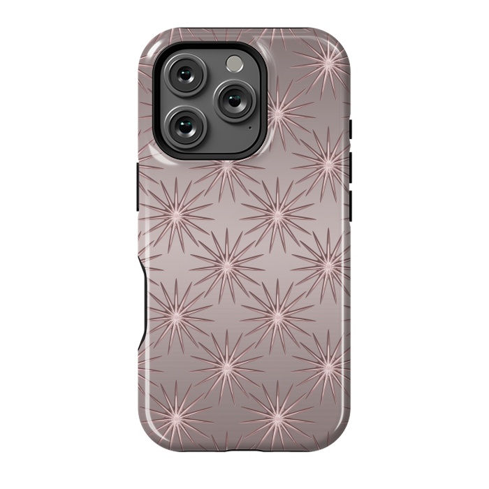 iPhone 16 Pro StrongFit Shimmering Rose Gold Sun  by Andrea Haase