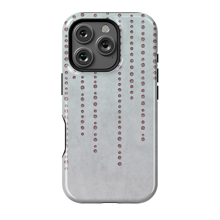 iPhone 16 Pro StrongFit Soft Pink Rhinestone Embellishment by Andrea Haase