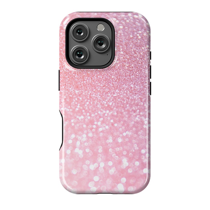 iPhone 16 Pro StrongFit Girly Rose Gold Glitter by  Utart