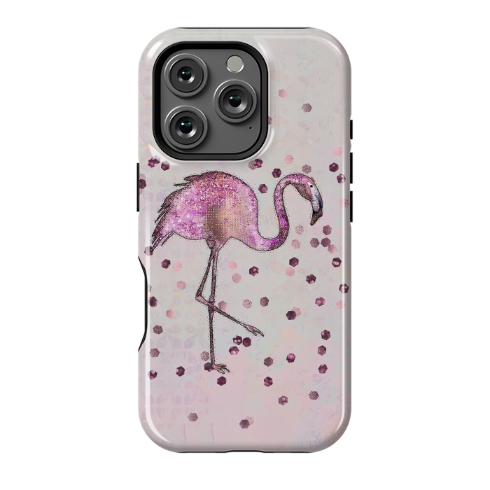 iPhone 16 Pro StrongFit Glamorous Flamingo by Andrea Haase