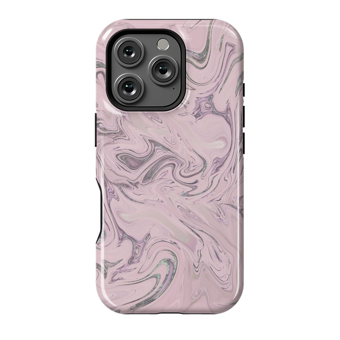 iPhone 16 Pro StrongFit Retro Style Marble Soft Pastel 2 by Andrea Haase