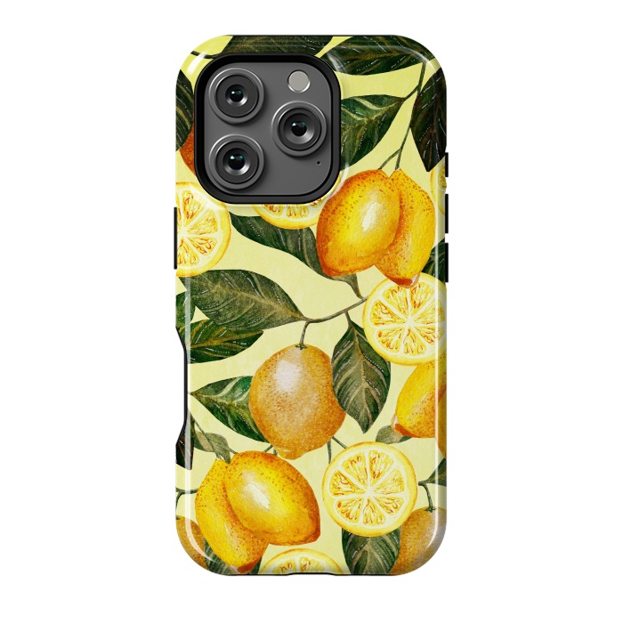 iPhone 16 Pro StrongFit Lemon Pattern by  Utart