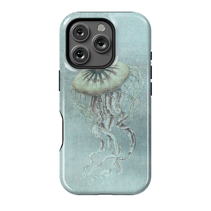 iPhone 16 Pro StrongFit Underwater Jellyfish by Andrea Haase