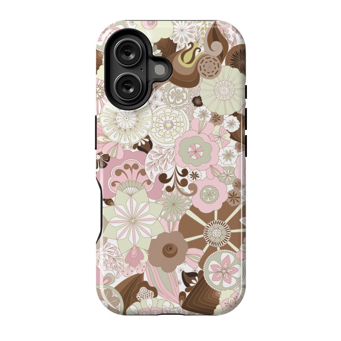 iPhone 16 StrongFit Flowers, Flowers Everywhere by Paula Ohreen