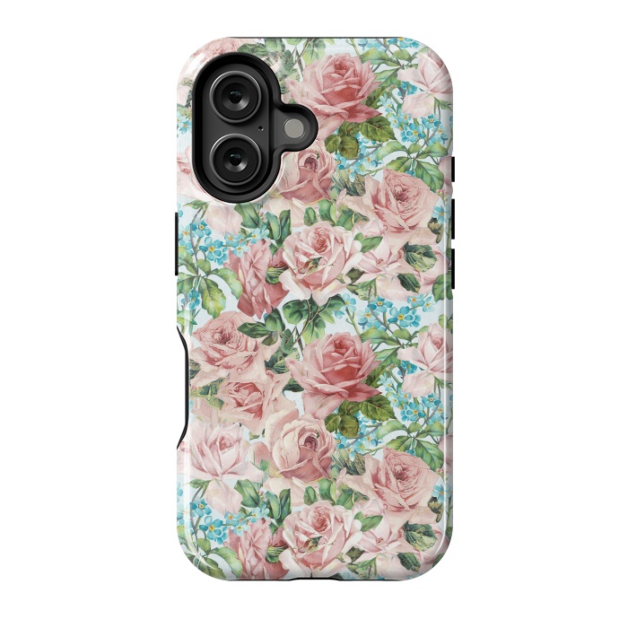 iPhone 16 StrongFit Retro Flower Dream by  Utart