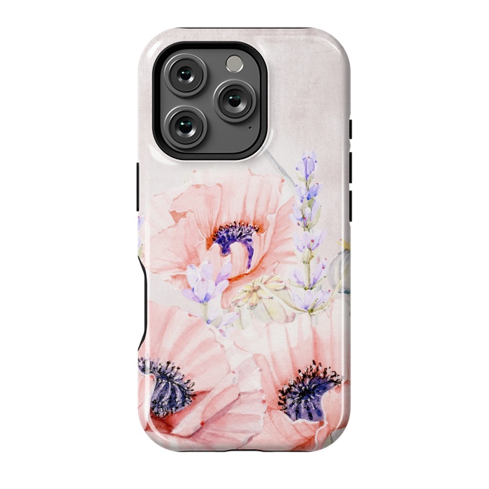 iPhone 16 Pro StrongFit Pink Poppy Field by  Utart