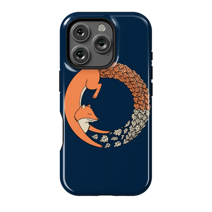 iPhone 16 Pro StrongFit Fox Circle 2 by Coffee Man