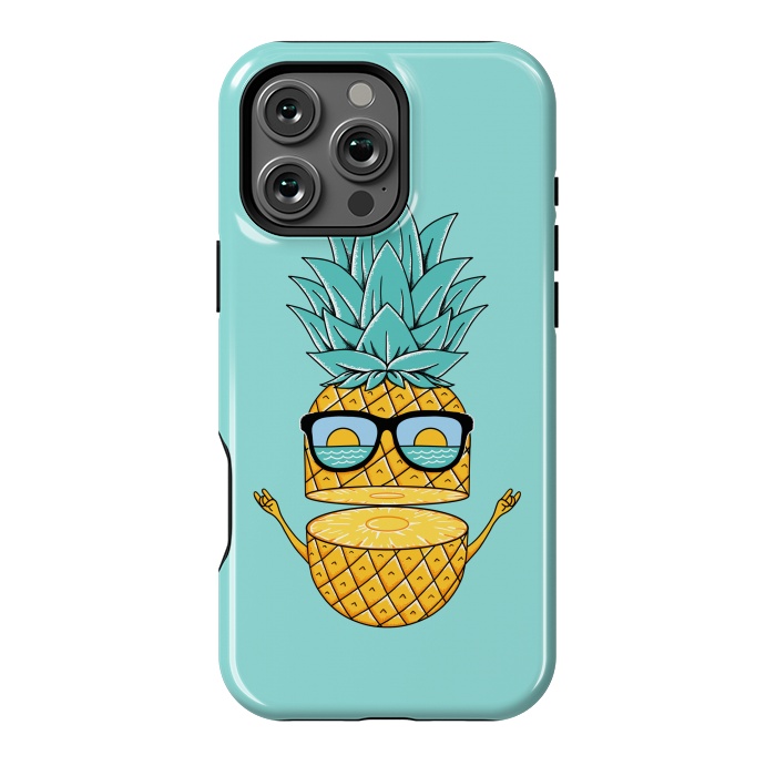 iPhone 16 Pro Max StrongFit Pineapple Sunglasses by Coffee Man