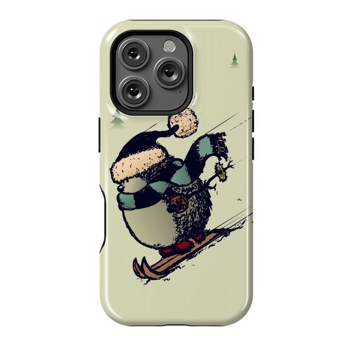 iPhone 16 Pro StrongFit Skier  by Mangulica