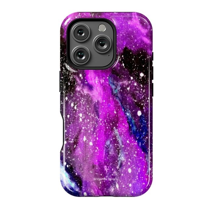 iPhone 16 Pro StrongFit Ultraviolet Galaxy by Gringoface Designs