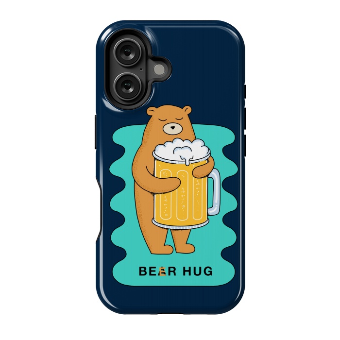 iPhone 16 StrongFit Beer Hug by Coffee Man