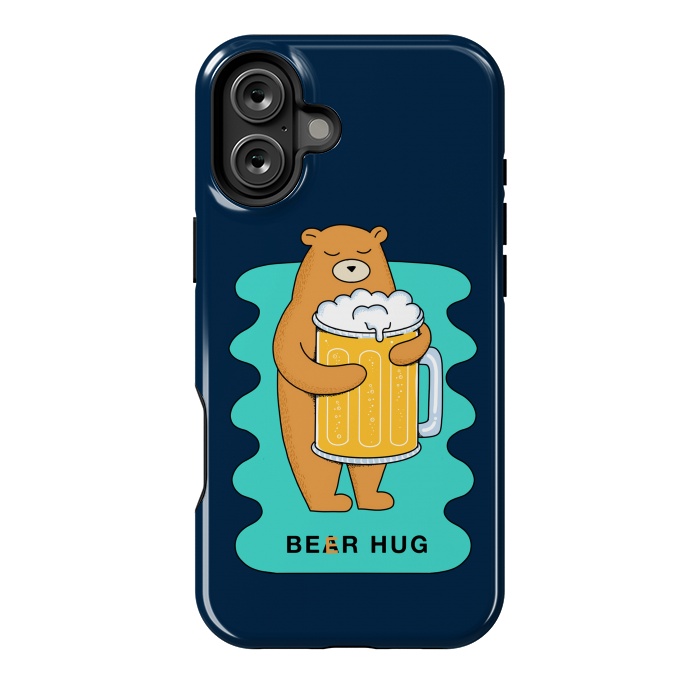 iPhone 16 Plus StrongFit Beer Hug by Coffee Man