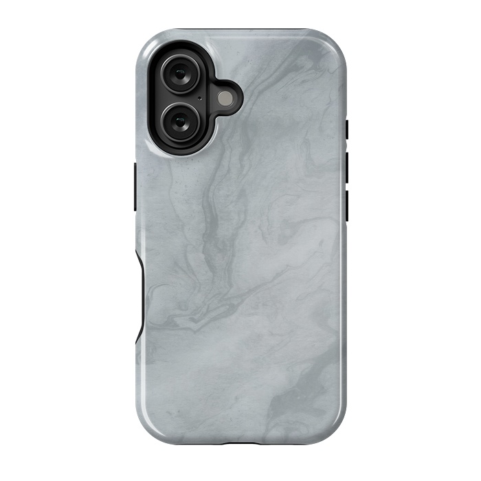 iPhone 16 StrongFit Gray Marble 2 by Andrea Haase