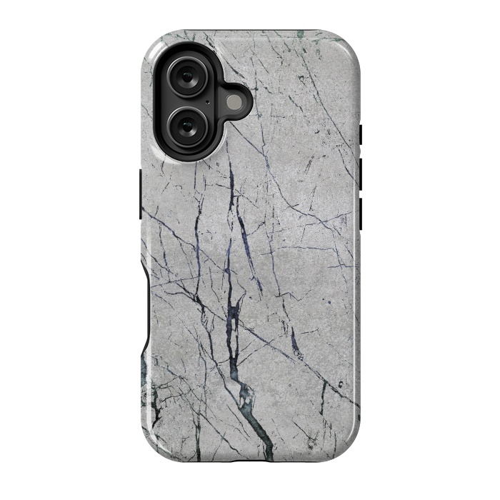 iPhone 16 StrongFit Marbled Concrete by Andrea Haase