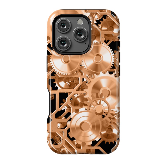 iPhone 16 Pro StrongFit Copper Steampunk by Andrea Haase