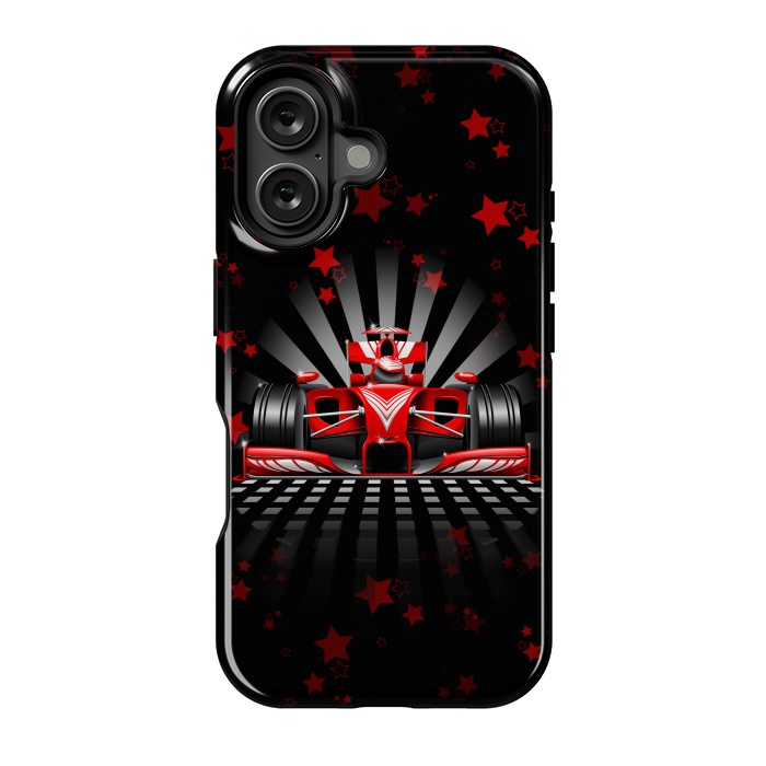 iPhone 16 StrongFit Formula 1 Red Race Car by BluedarkArt