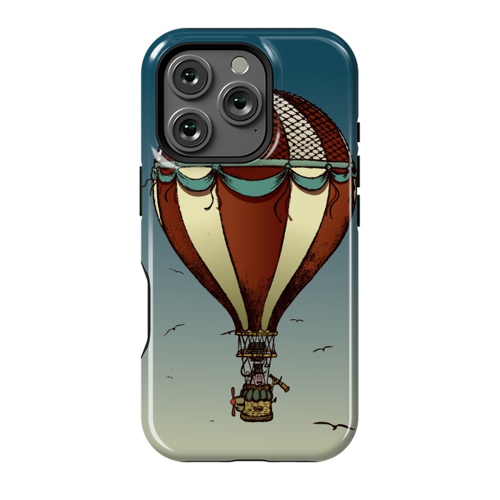 iPhone 16 Pro StrongFit Fantastic voyage of Mr.Pig by Mangulica