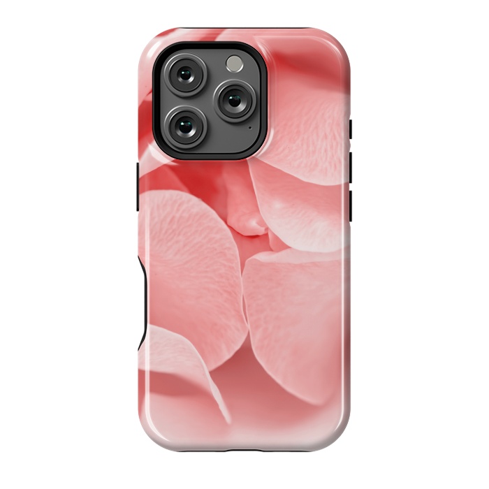 iPhone 16 Pro StrongFit Pink Rose Blossom by  Utart