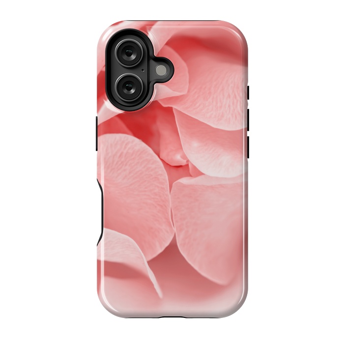 iPhone 16 StrongFit Pink Rose Blossom by  Utart