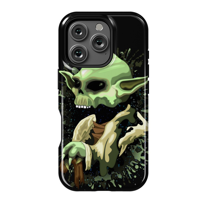 iPhone 16 Pro StrongFit Yoda Jedi Master Skull by BluedarkArt