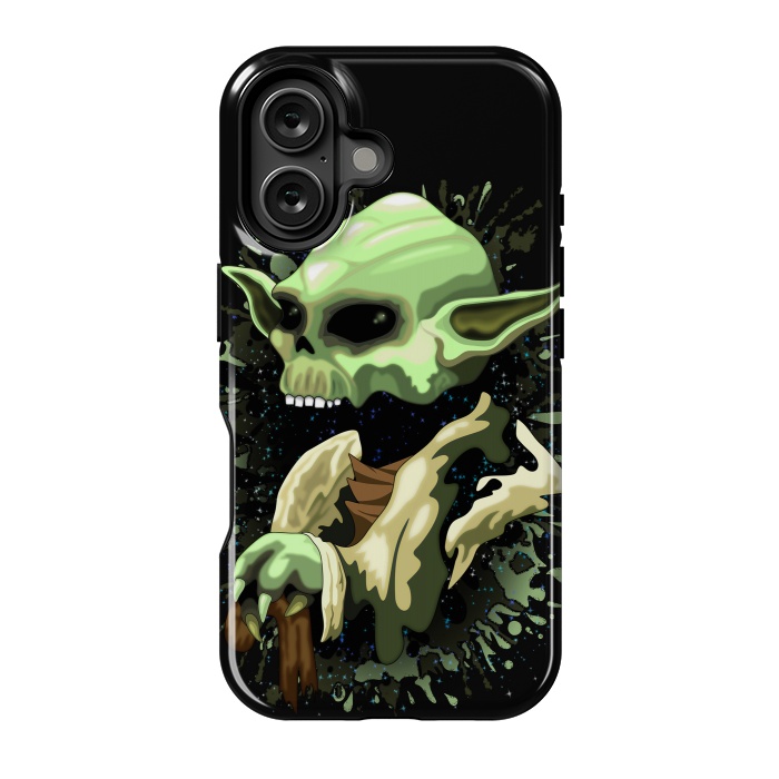 iPhone 16 StrongFit Yoda Jedi Master Skull by BluedarkArt