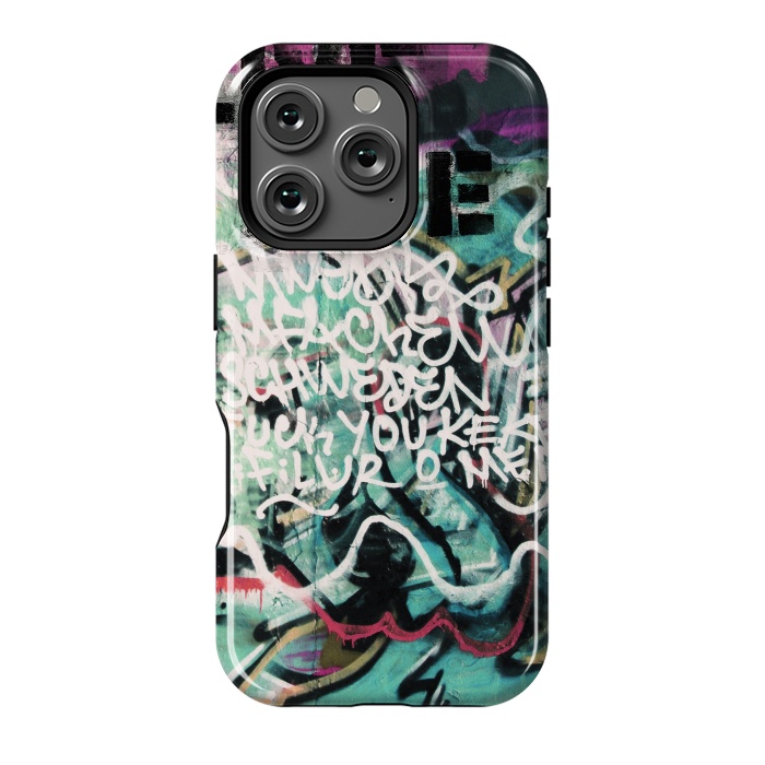 iPhone 16 Pro StrongFit Graffiti Art Writing by Andrea Haase