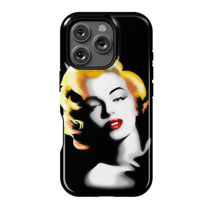 iPhone 16 Pro StrongFit Marilyn Golden Hair by BluedarkArt