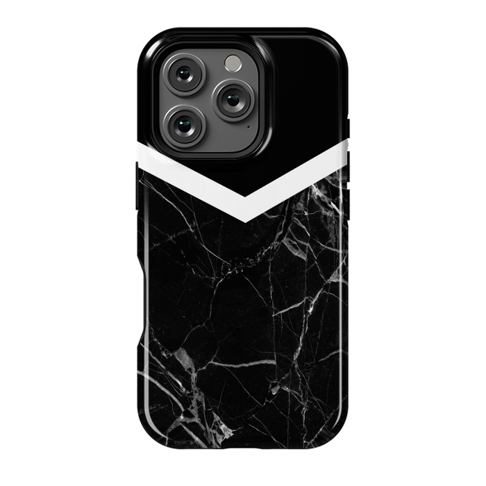 iPhone 16 Pro StrongFit Glam Marble by ''CVogiatzi.