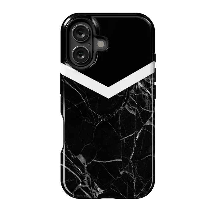 iPhone 16 StrongFit Glam Marble by ''CVogiatzi.