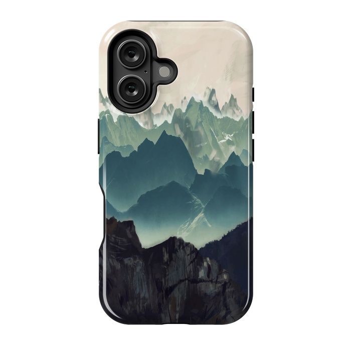 iPhone 16 StrongFit Shades of Mountain by ''CVogiatzi.