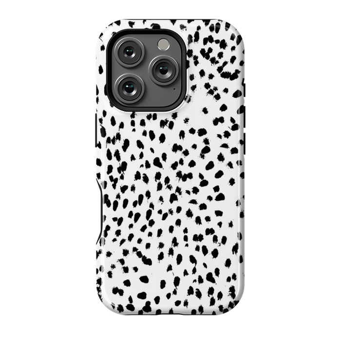 iPhone 16 Pro StrongFit Dalmat-b&w-Animal print I by ''CVogiatzi.