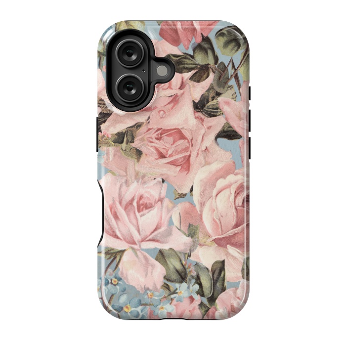 iPhone 16 StrongFit Lovely Spring Flowers and Roses by  Utart