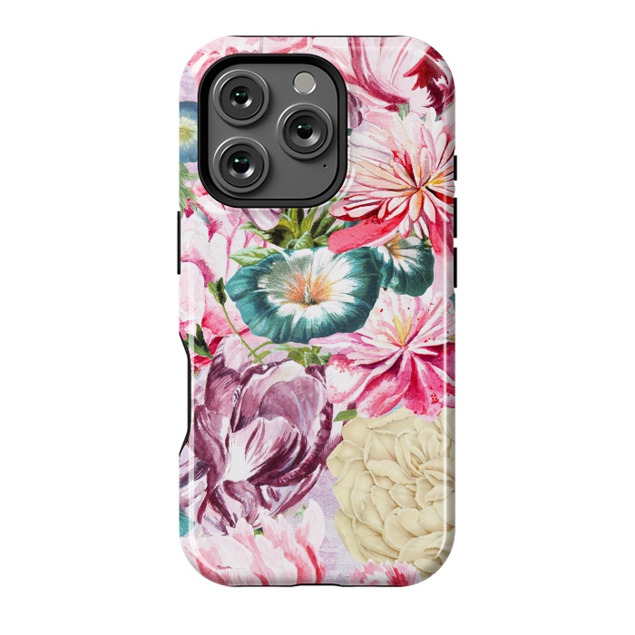 iPhone 16 Pro StrongFit Beautiful Pastel Vintage Spring Flowers by  Utart