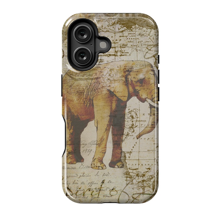 iPhone 16 StrongFit African Elephant by Andrea Haase