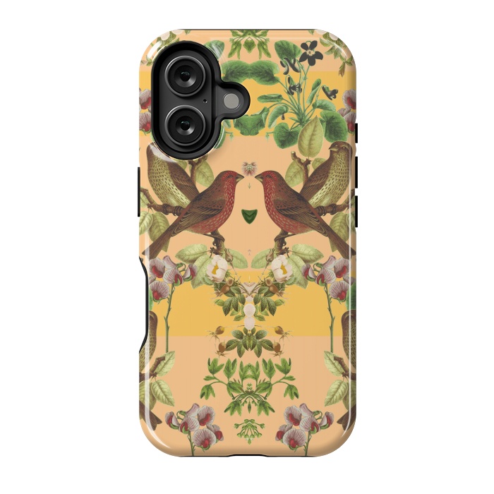 iPhone 16 StrongFit Vintage Botanic by Zala Farah