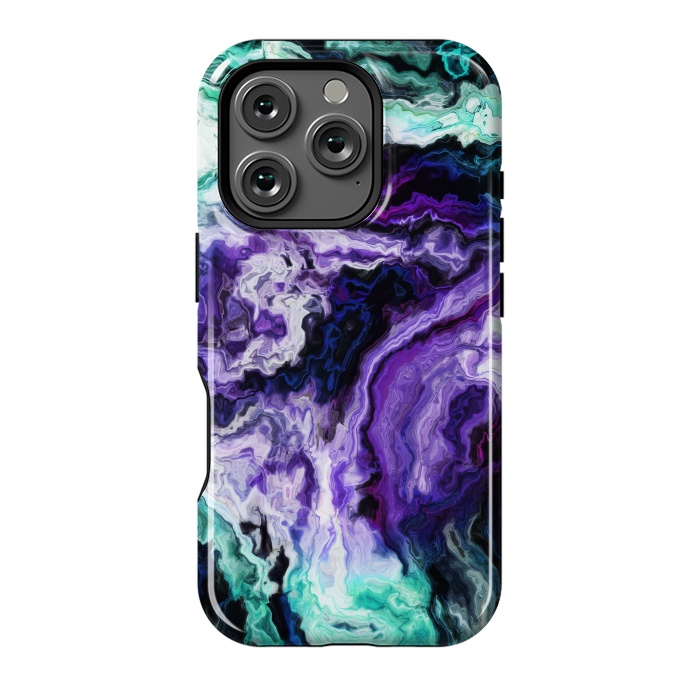 iPhone 16 Pro StrongFit wavy marble ii by haroulita