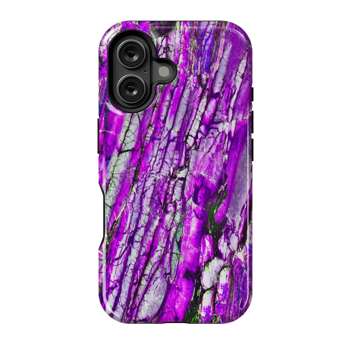 iPhone 16 StrongFit ultra violet texture marble by haroulita