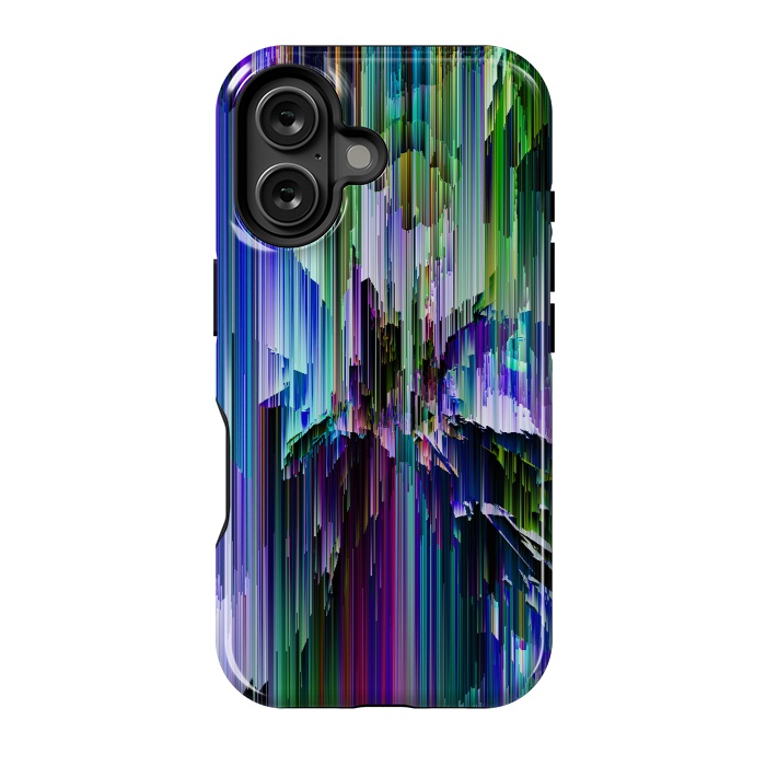 iPhone 16 StrongFit glitchy rain i by haroulita